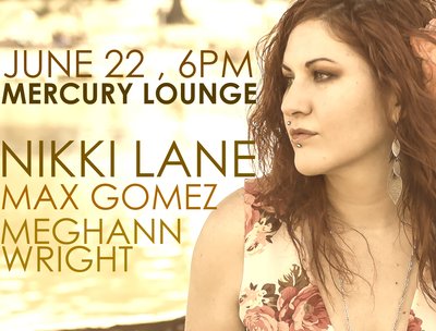 Live at Mercury Lounge 217 E Houston Sunday June 22 @ 6PM