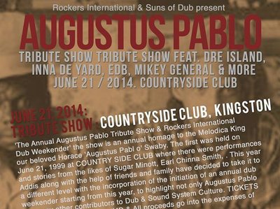 Augustus Pablo Dub Weekender & Tribute Show