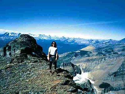 Summiting Mt. Gould, Continental Divide, Glacier National Park