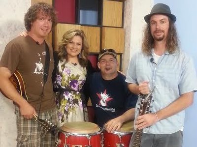 The Mutt at WTAJ tv in Altoona, PA with host Dawn Pella in June, 2014