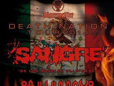 "DEATH NATION TOUR 2014" Sangre & Mulucpax in MEXICO!