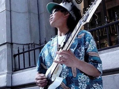 The Eternal Star guitarist and vocalist,"Honolulu Mike" Lacuna