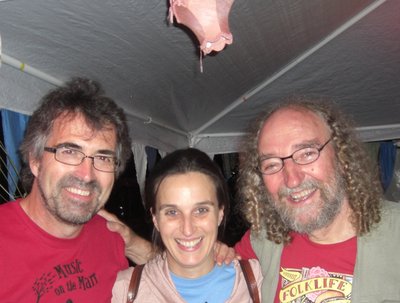 With Flossie and Vin at the end of Music On The Marr