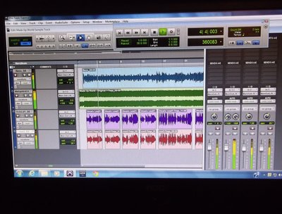 Editing and mixing down a new tune... Fun  Fun