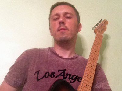 Chris and his wee guitar