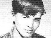 A 17 year old Kim flashing a James Dean look