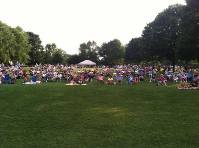 600+ at Bellevue state park July 31, 2014