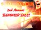 2nd annual August sale! Get 4 hours of recording time get 5th hour FREE!