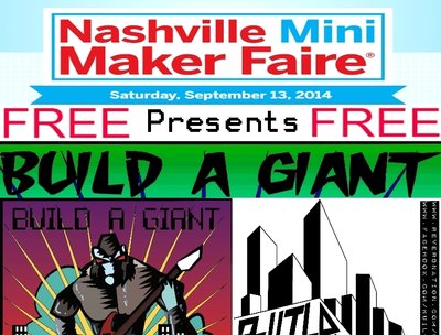 September 13, 2014 Nashville Mini Maker Faire @ Adventure Science Center