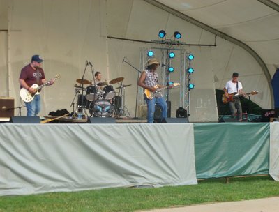 Country Rockers Chris Bell Band live in concert at Central Pennsylvania Festival of Arts July 2014