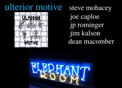 Ulterior Motive at The Elephant Room, 14 Aug 2014