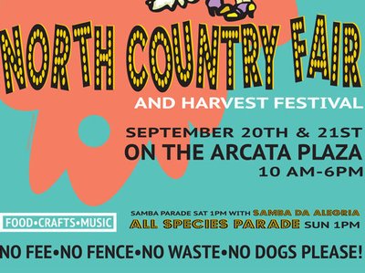 Elhadji Baay Faal on the plaza stage at the North Country Fair in Arcata, CA @ 4:45 pm 