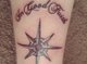 New tattoo above my right ankle....The journey & choices made in life are in good faith ☺