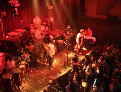Incwell performing with his band in College Park, MD 