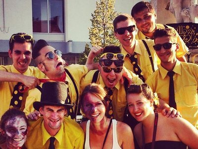 Yellow Spots with Slovenian zombie girl fans - 2014