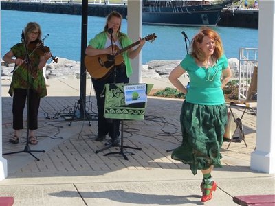 A little "Bonnee dancing" at the Port Washington Maritime Heritage Festival, August 15, 2014.