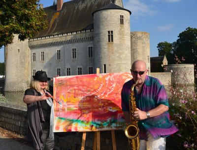 Saxopainting with Beatrice Cofield