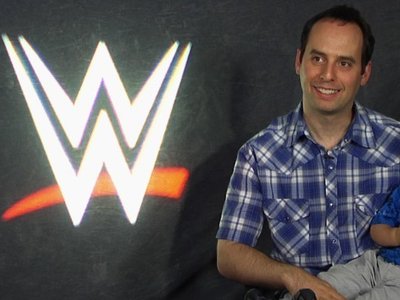 Filming at WWE HQ in Stamford