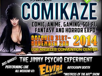 The Jimmy Psycho Experiment RETURNS to Comikaze Expo w/ Elvira!