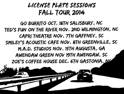 License Plate Sessions Tour