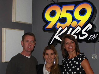 After the interview on 95.9 KISS FM