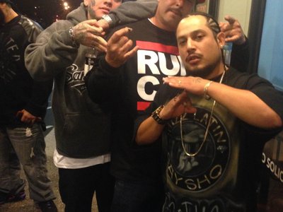 Lexo Rockin at Fright Night, with my THIZZLATIN FAM!!