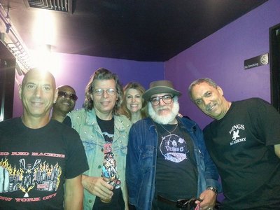Backstage at, The Bowery Electric, 2013