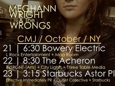 Hang with me at CMJ this week before I leave for tour!