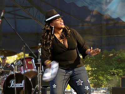 Stacy at Big Lick Blues Festival
