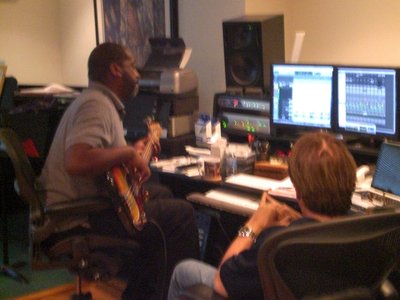 Mike on 1963 Fender P Bass playing on "Shades Of Grey" for upcoming album C The Sign