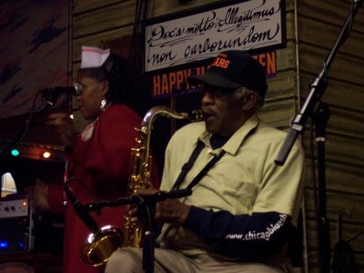 Singing with Eddie Shaw