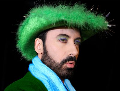 Breck Stewart - Halloween Look 2 - Lord of the Green-Blue Galactic Order