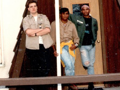 Crazed Bunnyz (1986) L-R Gadget, Shaka, Futch
