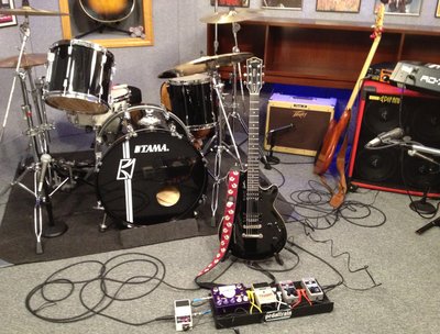 The setup for "Wes Houston Presents"  show taped on 11/15/2014