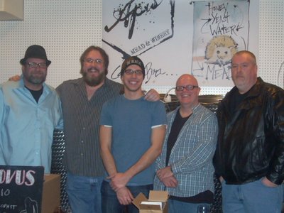 From our CD release party! Nelson W Pyes, Tony Rowsick, Paul Rowsick, Joe Hale, and Chuck Marburger