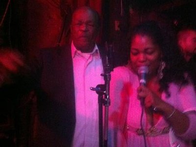 Marion Barry singing with Stacy Brooks at Madams Organ in DC