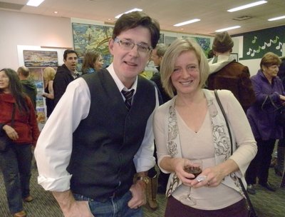 With Alberta NDP leader and MLA Rachel Notley