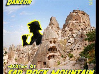 Artwork for new Detective Danzon song, Sad Rock Mountain
