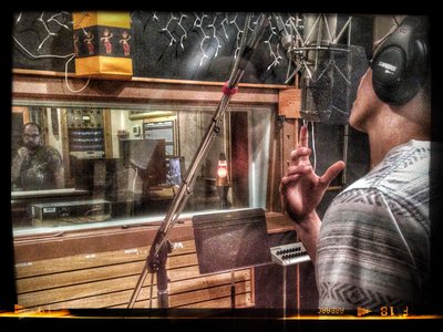 Pushing sound waves through the wire...