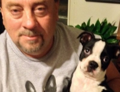 My pup, Baxter and myself