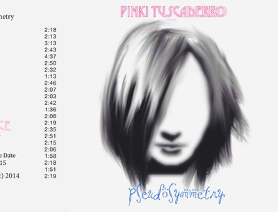 Pseudosymmetry CD Cover by Pinki Tuscaderro