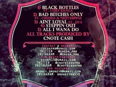 BLACK BOTTLES OFFICIAL ALBUM COMING SOON FROM C-NOTE CASH & DMONEY
