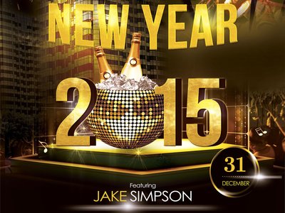 Jake Simpson sings in the New Year 2015 with a special performance at Hilton Universal City in Los A
