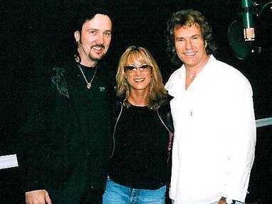 In the studio in Nashville with Ron Keel and Henry Paul (of The Outlaws).