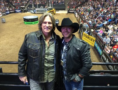 Grammy Award Winner "Billy Dean" and myself at the PBR!!