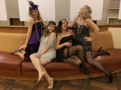 Thalia, Kelly, Laniece and Greta NYE 2014