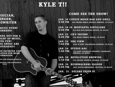 January 2015 show list