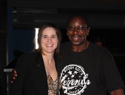 Lisa and Buddy Guy-Got to meet one of my idols at his Club in Chicago!