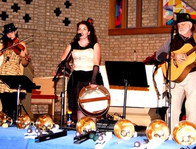 Celtic Machintations, with Holly Breivik, First Night Winchester 2015.