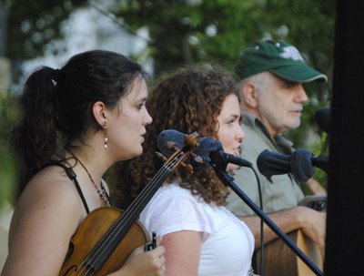 With Holly Breivik, Music on the Steps, July 2014.